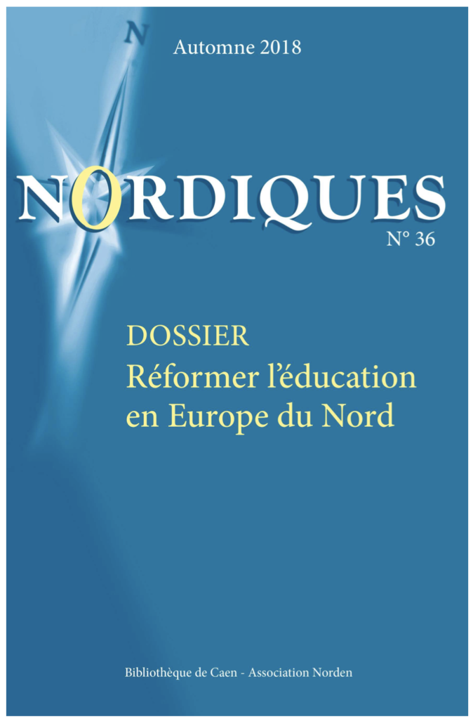 Copertina del numero di "Nordiques" dedicato alla didattica della storia 